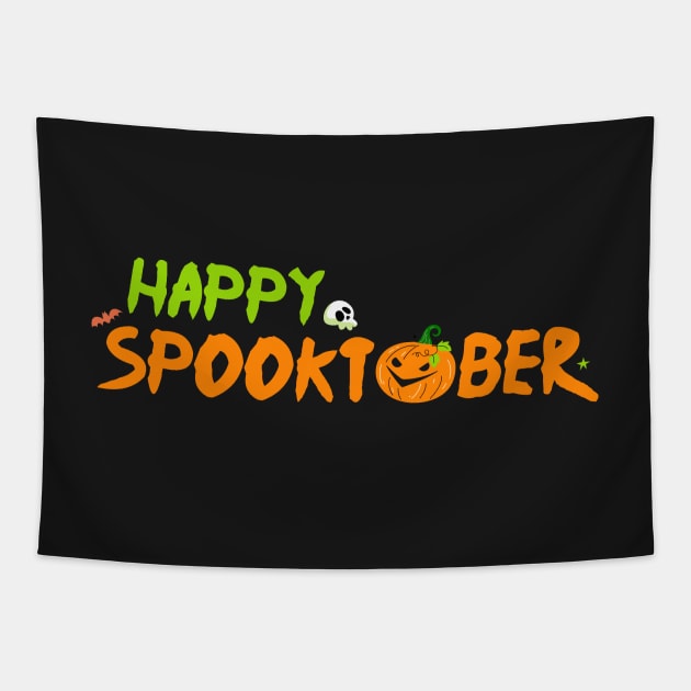 Happy Spooktober Tapestry by Cinestore Merch
