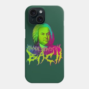 Bach Metal Tie Dye - Johann Sebastian Bach Psychedelic Graphic 2 Phone Case