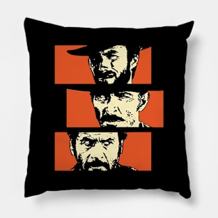 The Good, The Bad, And The Ugly Vintage Pillow