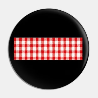 Red Gingham Pin