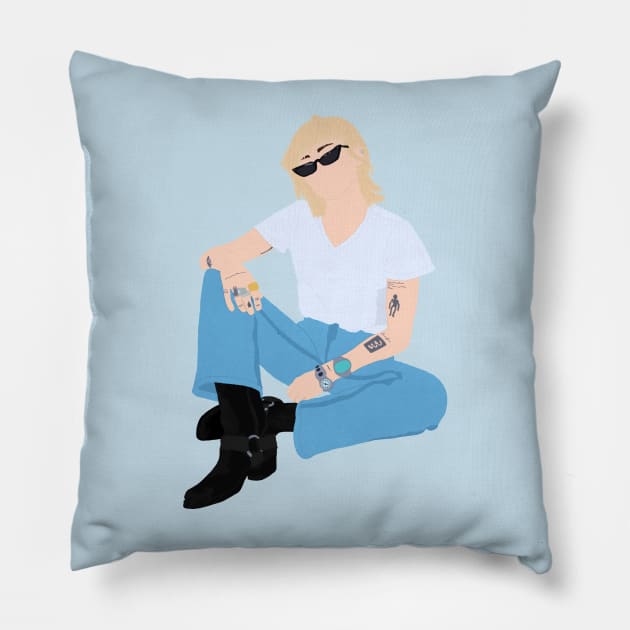 Miley Cyrus Pillow by hereidrawagain