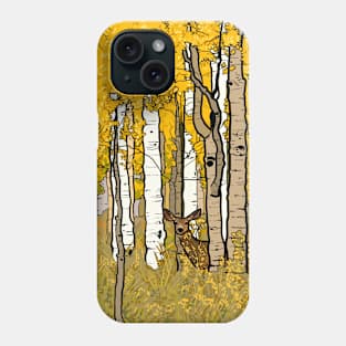 Golden forest Phone Case