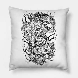 Japanese Dragon Pillow