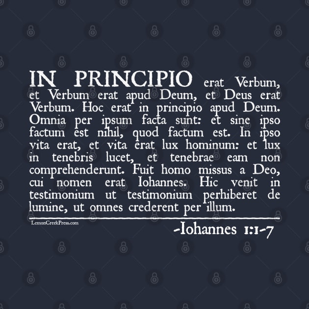 In Principio - John 1:1-7 by Lemon Creek Press