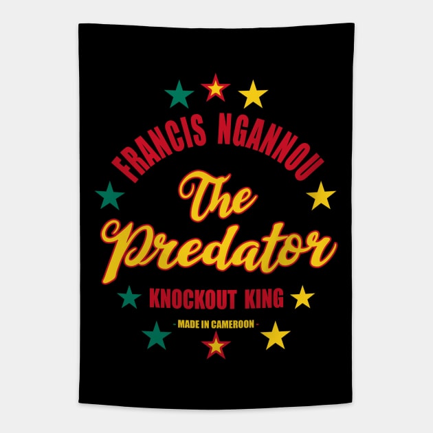 Francis Ngannou Tapestry by SavageRootsMMA