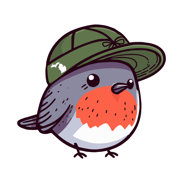 Michigan Robin by huronbear