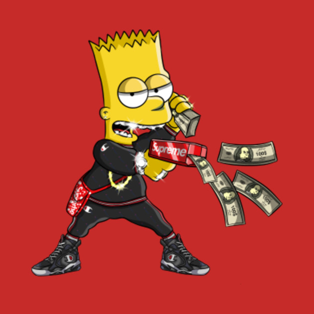 Dope bart - Bart Simpson - Pin | TeePublic