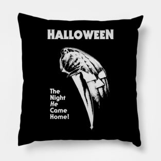 Halloween 1978 Micheal Myers Horror Movie Poster Design Pillow