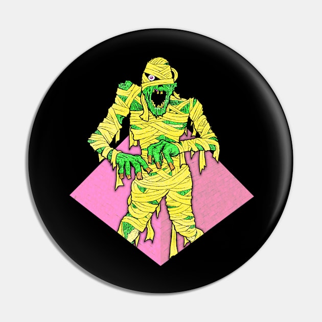 Buh-Mummy Pin by karkkymarloff