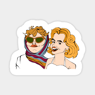 THELMA AND LOUISE FAN ART! Magnet