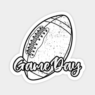 Grunge Football Game Day Vintage Design Magnet