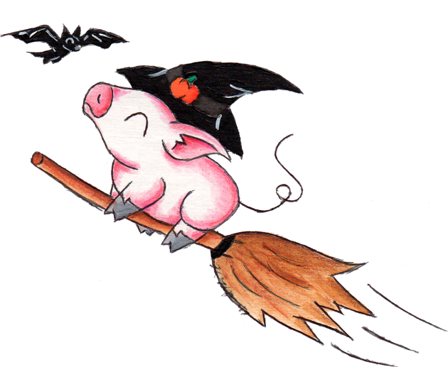 Pigs Fly in Salem Kids T-Shirt by KristenOKeefeArt