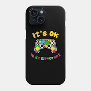 It's ok to be different Video game  Autism Awareness Gift for Birthday, Mother's Day, Thanksgiving, Christmas Phone Case