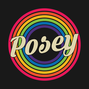 Posey - Retro Rainbow Style T-Shirt