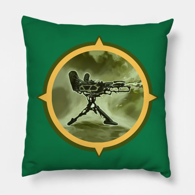 Technomancer Blighted Turret Logo Pillow by Gamers Gear