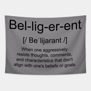 Belligerent - PSA The Mental Health Podcast Tapestry