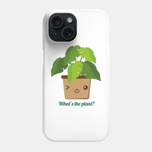 That plant is winking Phone Case