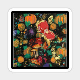 Apple & Pumpkin Spice Fall Magnet