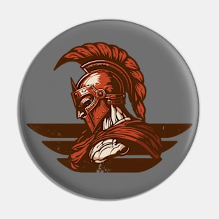 Roman Warrior Fighter Stength & Courage Pin