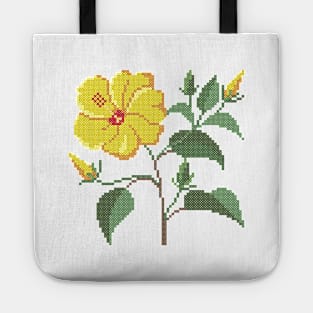 Hawaii State Flower Yellow Hibiscus Tote