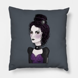 Lady Black Pillow