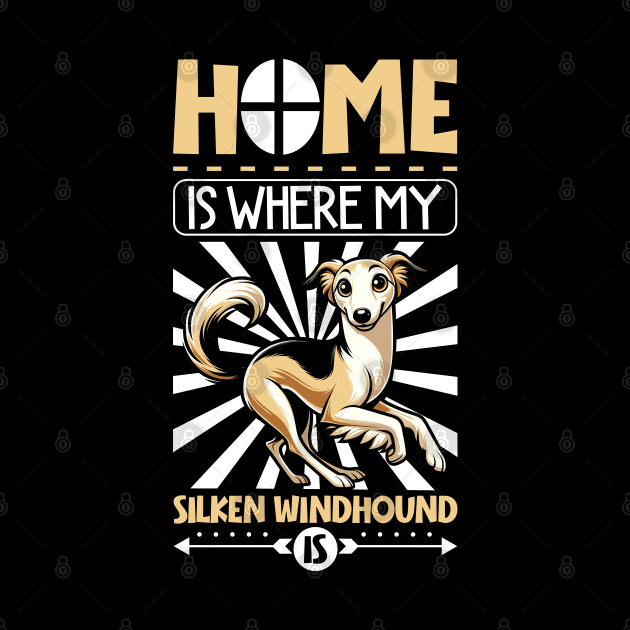 Home is with my Silken Windhound by Modern Medieval Design