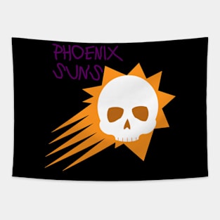 Phoenix Suns Skull Tapestry