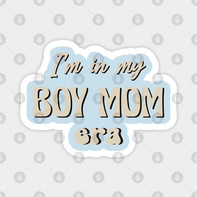 Boy Mom Magnet by Tommymull Art 