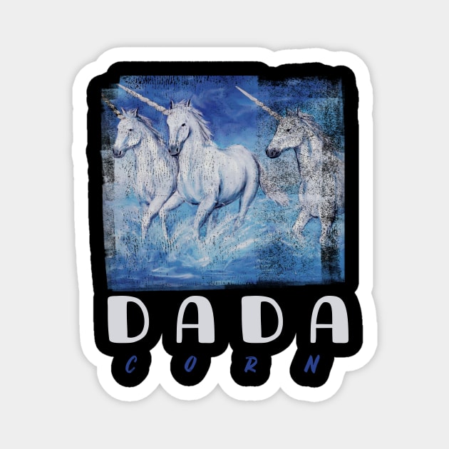 dadacorn ,unicorn dad Magnet by TATOH