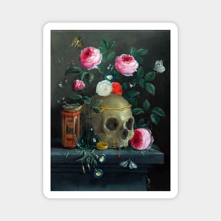 Skull & Roses Magnet