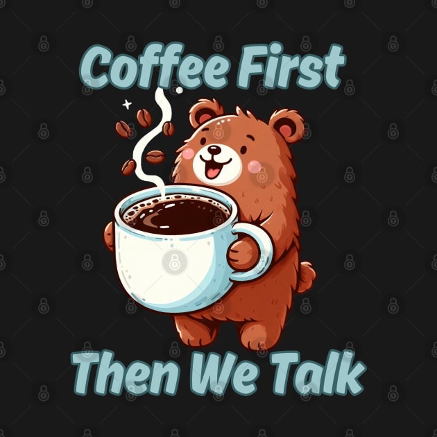 Coffee Bear by BukovskyART