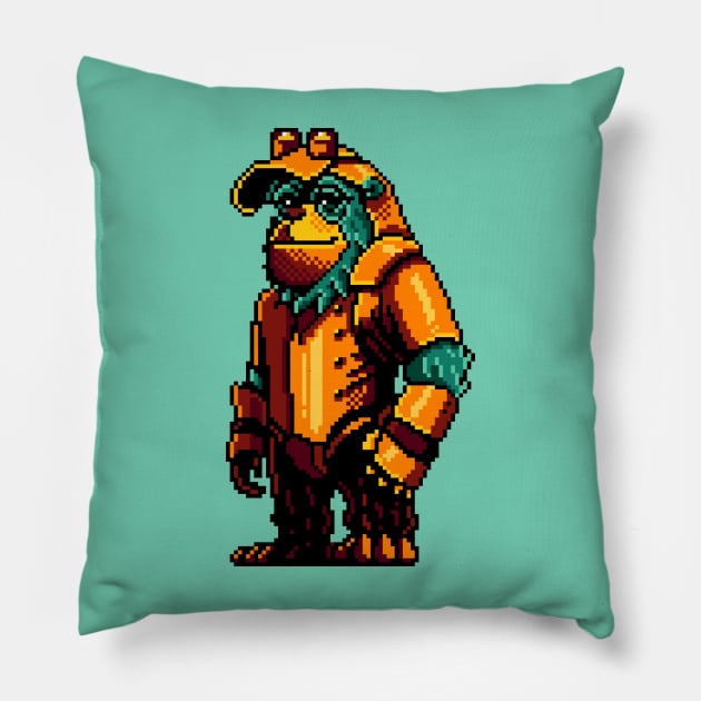 Steampunk Orangutan Pillow by LAckas