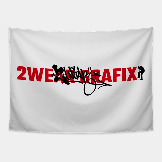 Graffiti Tagged Apparel Tapestry by 2wear Grafix