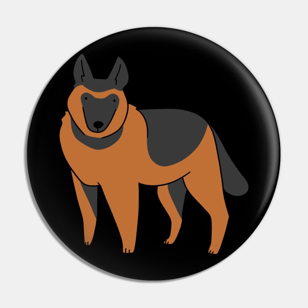 German Shepherd Pin by saradaboru