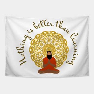 Yoga teacher indian guru Tapestry