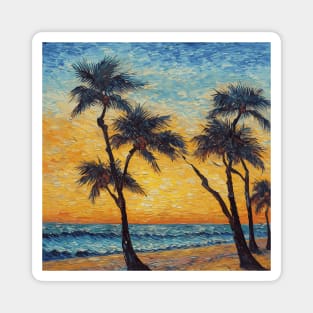 summer days summer nights, new summer artistic design v14 Magnet