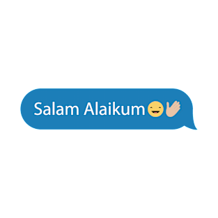 the Greeting of Islam - Imessage - Text Bubble - Text Message - Salaam Alaikum T-Shirt