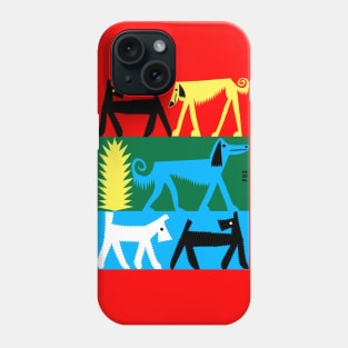 Dog Promenade Phone Case