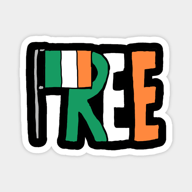 Free Ireland Magnet by Mark Ewbie