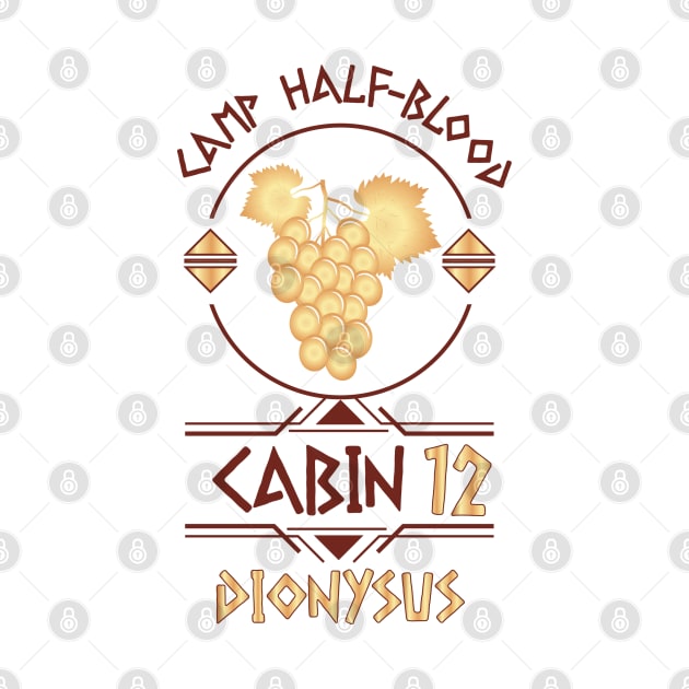 Cabin #12 in Camp Half Blood, Child of Dionysus – Percy Jackson inspired design by NxtArt