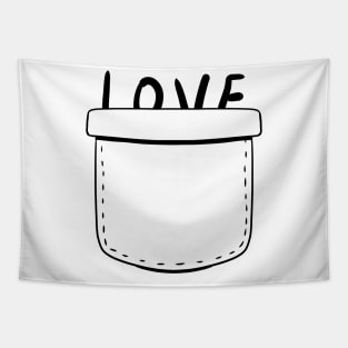 Pocket Love Tapestry