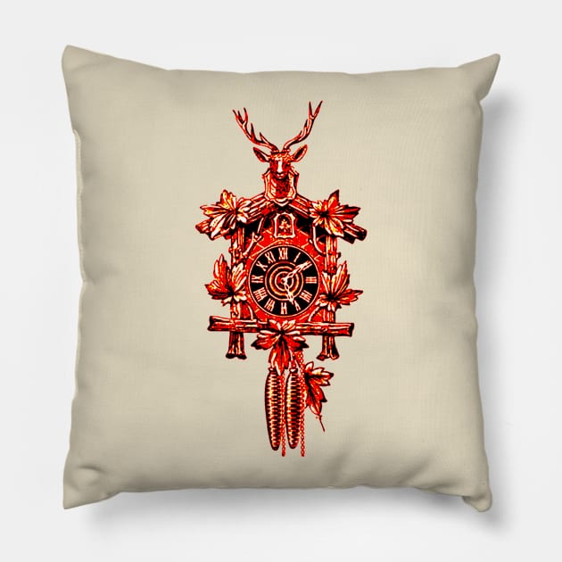 Cuckoo-Clock Pillow by Artubble