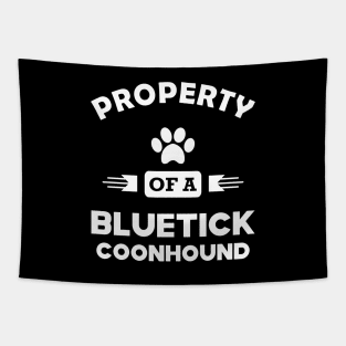 Bluetick coonhound Dog - Property of a bluetick coonhound Tapestry