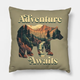 Adventure Awaits! Pillow