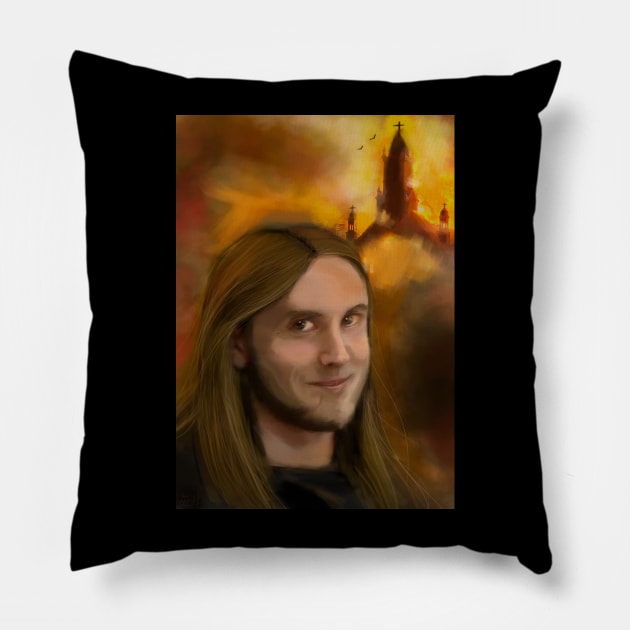 Burzum Pillow by Alan Frost artwork