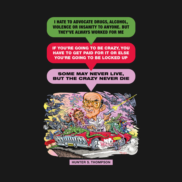 Disover Hunter S. Thompson - Hunter S Thompson - T-Shirt