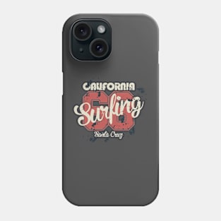 california surfing santa cruz Phone Case