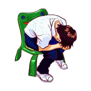 shinji in the froggy chair T-Shirt