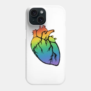 Rainbow Heart Phone Case