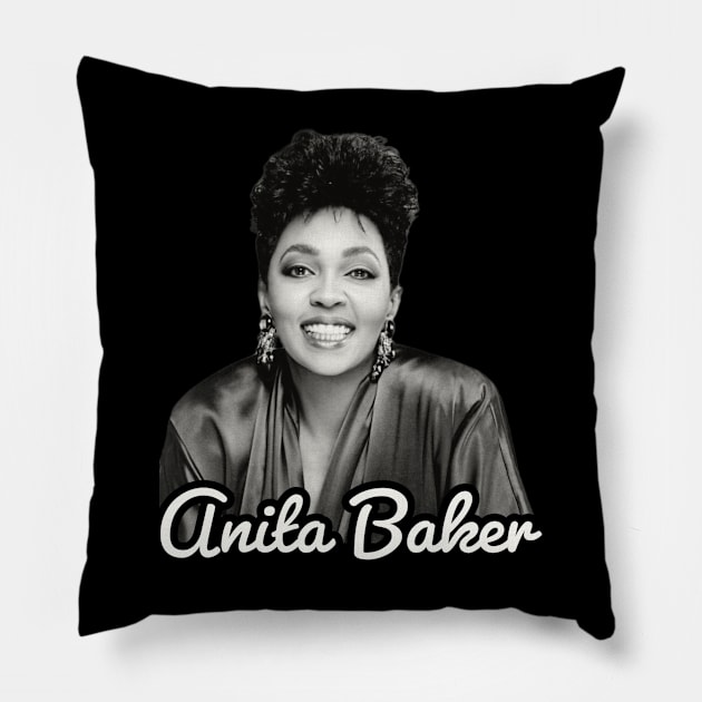 Anita Baker / 1958 Pillow by Nakscil